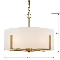 Home Decorators Collection Manhattan 4-Light Aged Brass Chandelier with Cream Colored Drum Shade -Home Decorators Soldes aged brass home decorators collection chandeliers hd 1537 i 4f 1000
