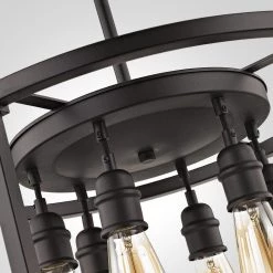 Home Decorators Collection Romaro Row 6-Light Aged Bronze Dinette Chandelier -Home Decorators Soldes aged bronze home decorators collection chandeliers hd 1265 i 1f 1000