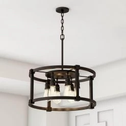 Home Decorators Collection Romaro Row 6-Light Aged Bronze Dinette Chandelier -Home Decorators Soldes aged bronze home decorators collection chandeliers hd 1265 i 44 1000
