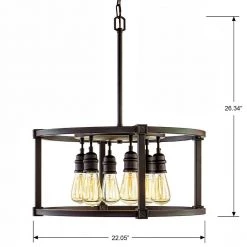 Home Decorators Collection Romaro Row 6-Light Aged Bronze Dinette Chandelier -Home Decorators Soldes aged bronze home decorators collection chandeliers hd 1265 i d4 1000