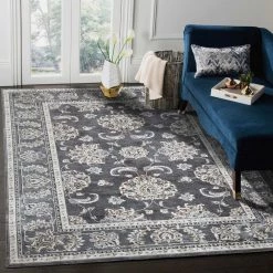 Home Decorators Collection Carlisle Anthracite 5 ft. x 6 ft. 8 in. Area Rug -Home Decorators Soldes anthracite home decorators collection area rugs 39045 44 1000