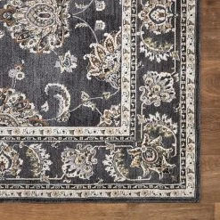 Home Decorators Collection Carlisle Anthracite 5 ft. x 6 ft. 8 in. Area Rug -Home Decorators Soldes anthracite home decorators collection area rugs 39045 66 1000