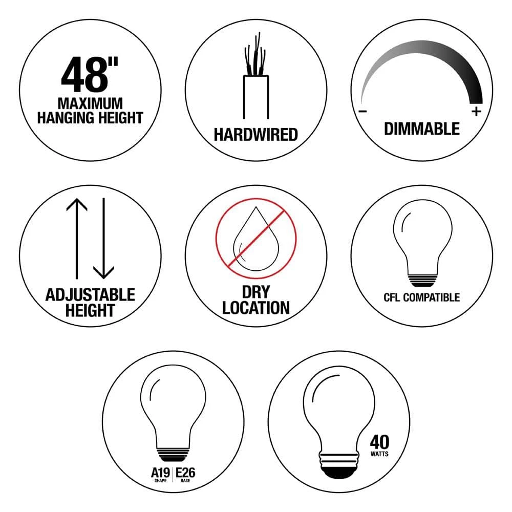 Home Decorators Collection 1-Light Antique Brass and Glass Mini-Pendant 5 Home Decorators Collection 1-Light Antique Brass and Glass Mini-Pendant - Image 3