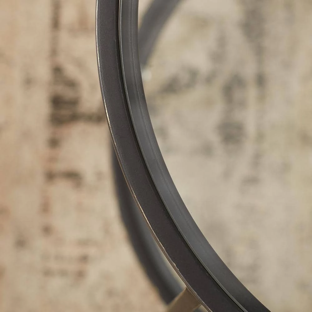 Home Decorators Collection Bella Round Antique Bronze Metal and Glass Accent Table (18 in. W x 24 in. H) 9 Home Decorators Collection Bella Round Antique Bronze Metal and Glass Accent Table (18 in. W x 24 in. H) - Image 7