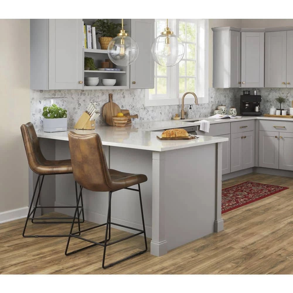 Home Decorators Collection Ivers Stitched Faux Leather Upholstered Counter Stool with Back 12 Home Decorators Collection Ivers Stitched Faux Leather Upholstered Counter Stool with Back - Image 10