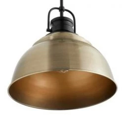 Home Decorators Collection Shelston 13-in. 1-Light Antique Gold Farmhouse Hanging Kitchen Pendant Light with Metal Shade -Home Decorators Soldes antique gold home decorators collection chandeliers rs20190724 1 ag 40 1000