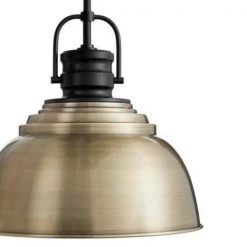 Home Decorators Collection Shelston 13-in. 1-Light Antique Gold Farmhouse Hanging Kitchen Pendant Light with Metal Shade -Home Decorators Soldes antique gold home decorators collection chandeliers rs20190724 1 ag a0 1000