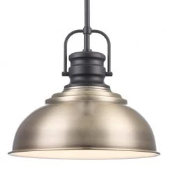 Home Decorators Collection Shelston 13-in. 1-Light Antique Gold Farmhouse Hanging Kitchen Pendant Light with Metal Shade -Home Decorators Soldes antique gold home decorators collection chandeliers rs20190724 1 ag c3 1000