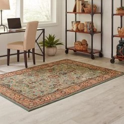 Home Decorators Collection Mariah Aquamarine 5 ft. x 7 ft. Floral Area Rug -Home Decorators Soldes aquamarine home decorators collection area rugs 635602 31 1000