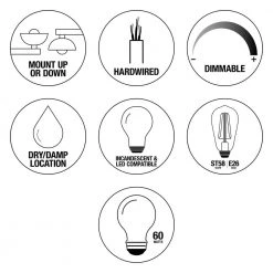 Home Decorators Collection Evelyn 6 in. 1-Light Bronze Modern Industrial Wall Mount Sconce Light with Clear Glass Shade -Home Decorators Soldes artisan bronze home decorators collection vanity lighting hb15018 313 40 1000