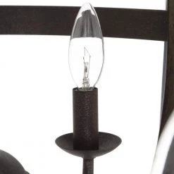 Home Decorators Collection Keowee 24-1/4 in. 6-Light Artisan Iron Farmhouse Orb Chandelier with Coastal Antique White Wood Accents -Home Decorators Soldes artisan iron elm wood home decorators collection chandeliers 1004hdcaidi a0 1000