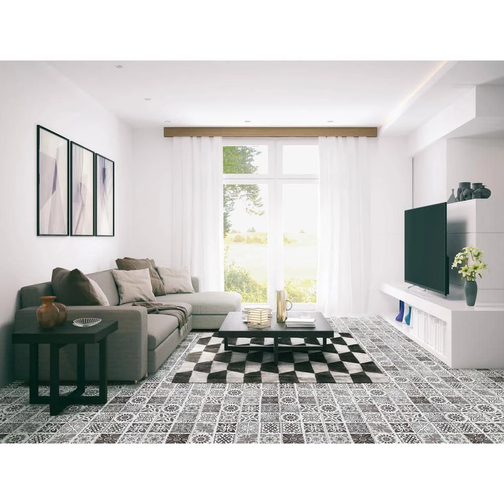 Home Decorators Collection Baylee Tux 11.81 in. W x 23.62 in. L Rigid Core Luxury Vinyl Tile Flooring (19.37 sq. ft. / case) 4 Home Decorators Collection Baylee Tux 11.81 in. W x 23.62 in. L Rigid Core Luxury Vinyl Tile Flooring (19.37 sq. ft. / case) - Image 2