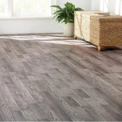 Home Decorators Collection Bellrock 12 mm T x 7.48 in W x 47.72 in L Water Resistant Laminate Flooring (19.83 sq. ft. / case) -Home Decorators Soldes bellrock gray home decorators collection laminate wood flooring hl1354 31 1000