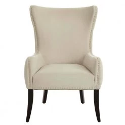 Home Decorators Collection Maeford Biscuit Upholstered Accent Chair
