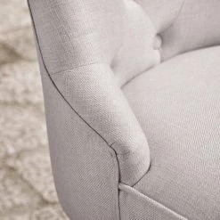 Home Decorators Collection Abbeyville Button-Tufted Upholstered Office Chair in Biscuit Beige with Adjustable Wood Base -Home Decorators Soldes biscuit home decorators collection task chairs 122 1 a0 1000