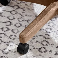 Home Decorators Collection Cosgrove Biscuit Beige Upholstered Office Chair with Arms and Adjustable Wood Base -Home Decorators Soldes biscuit home decorators collection task chairs 124 1 1d 1000