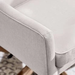 Home Decorators Collection Cosgrove Biscuit Beige Upholstered Office Chair with Arms and Adjustable Wood Base -Home Decorators Soldes biscuit home decorators collection task chairs 124 1 a0 1000