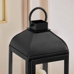 Home Decorators Collection Classic Black Metal Lantern Candle Holder - Hanging or Tabletop (Set of 2) -Home Decorators Soldes black home decorators collection candle holders dc20 169340 1d 1000