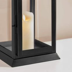 Home Decorators Collection Classic Black Metal Lantern Candle Holder - Hanging or Tabletop (Set of 2) -Home Decorators Soldes black home decorators collection candle holders dc20 169340 a0 1000