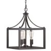 Home Decorators Collection Boswell Quarter 14 in. 3-Light Distressed Black Farmhouse Square Pendant Light -Home Decorators Soldes black home decorators collection chandeliers 7948hdcdbdi 64 1000