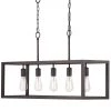 Home Decorators Collection Boswell Quarter 34 in. 5-Light Distressed Black Farmhouse Linear Chandelier for Dining and Kitchen Islands -Home Decorators Soldes black home decorators collection chandeliers 7965hdcdbdi 64 1000