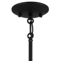 Home Decorators Collection Desmond 8 in. 1-Light Modern Black Hanging Pendant Light with Smoke Seeded Glass Shade -Home Decorators Soldes black home decorators collection chandeliers hb3658 05 1d 1000