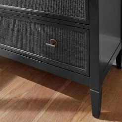 Home Decorators Collection Marsden Black 3-Drawer Cane Chest of Drawers (38 in W. X 36 in H.) -Home Decorators Soldes black home decorators collection chest of drawers 05613 02 eps free 66 1000