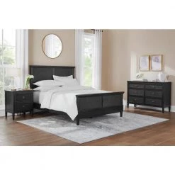 Home Decorators Collection Marsden Black 3-Drawer Cane Chest of Drawers (38 in W. X 36 in H.) -Home Decorators Soldes black home decorators collection chest of drawers 05613 02 eps free c3 1000