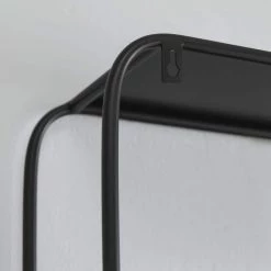 Home Decorators Collection Industrial Black Metal Wall Shelf (23 in. W x 33 in. H) -Home Decorators Soldes black home decorators collection decorative shelving 99tg122pa a0 1000