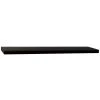 Home Decorators Collection 8 in. D x 36 in. L x 1-1/4 in. H Black Slim Shelf