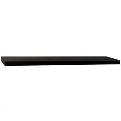 Home Decorators Collection 8 in. D x 36 in. L x 1-1/4 in. H Black Slim Shelf