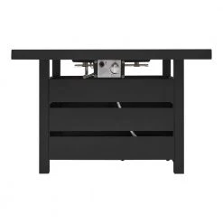 Home Decorators Collection Summerfield Black 39.5 in. x 25 in. Square Steel Black Marble-Look Tile Top LP Gas Fire Pit -Home Decorators Soldes black home decorators collection gas fire pits 2364fp 2 a0 1000