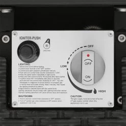 Home Decorators Collection Tucson 30 in. Square x 25.5 in. Steel Black Marble Tile Top LP Gas Fire Pit -Home Decorators Soldes black home decorators collection gas fire pits 2479fp 2 4f 1000