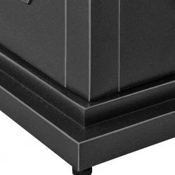 Home Decorators Collection St. Charles 25.98 in. x 25 in. Rectangular Steel Propane Gas Black Fire Pit -Home Decorators Soldes black home decorators collection gas fire pits fhtm80319 c3 1000