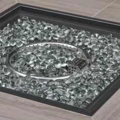 Home Decorators Collection Kendrick 39.96 in. x 39.96 in. Square Steel Propane Gas Black Fire Pit -Home Decorators Soldes black home decorators collection gas fire pits fhts80285 4f 1000