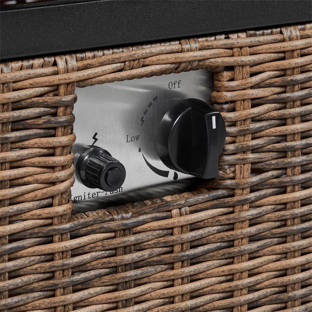 Home Decorators Collection Corden 44.9 in. Outdoor Steel Propane Black Gas Fire Pit Table 11 Home Decorators Collection Corden 44.9 in. Outdoor Steel Propane Black Gas Fire Pit Table - Image 9