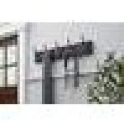 Home Decorators Collection Snap Install 27 in. Black Hook Rack with 5 Matte Black Hooks -Home Decorators Soldes black home decorators collection hooks 64141 31 1000