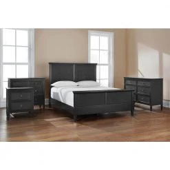 Home Decorators Collection Marsden Black 2-Drawer Cane Nightstand -Home Decorators Soldes black home decorators collection nightstands 13966 02 77 1000