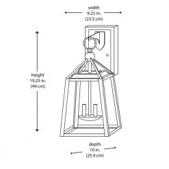 Home Decorators Collection Blakeley Transitional 2-Light Black Outdoor Wall Lantern with Beveled Glass -Home Decorators Soldes black home decorators collection outdoor sconces 19905 40 1000