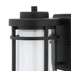 Home Decorators Collection Black Outdoor LED Wall Lantern Sconce -Home Decorators Soldes black home decorators collection outdoor sconces dw7031bk a0 1000