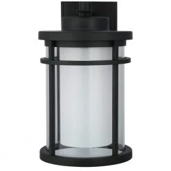 Home Decorators Collection Black Outdoor LED Wall Lantern Sconce -Home Decorators Soldes black home decorators collection outdoor sconces dw7178bk 66 1000