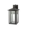 Home Decorators Collection Mauvo Canyon Collection Black Outdoor Seeded Glass Dusk to Dawn Wall Lantern Sconce -Home Decorators Soldes black home decorators collection outdoor sconces kb 06005 del 64 1000