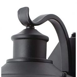 Home Decorators Collection Avia Falls Black Outdoor LED Dusk to Dawn Wall Lantern Sconce -Home Decorators Soldes black home decorators collection outdoor sconces led hd501 bk 77 1000