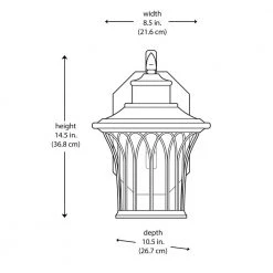 Home Decorators Collection Avia Falls Black Outdoor LED Dusk to Dawn Wall Lantern Sconce -Home Decorators Soldes black home decorators collection outdoor sconces led hd501bk med 40 1000
