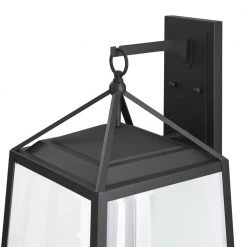 Home Decorators Collection Blakeley Transitional 3-Light Black Hardwired Extra Large Outdoor Wall Lantern Sconce with Beveled Glass -Home Decorators Soldes black home decorators collection outdoor sconces xl 19905 66 1000