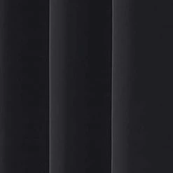 Home Decorators Collection Thermal 37 in. W x 63 in. L Room Darkening Window Curtain in Black -Home Decorators Soldes black home decorators collection room darkening curtains fzh04lay1blk 1f 1000