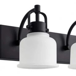 Home Decorators Collection Rockhill 22.07 in. 3-Light Black LED Vanity Light Dark LED -Home Decorators Soldes black home decorators collection vanity lighting 51779 a0 1000