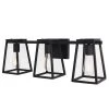 Home Decorators Collection Hazel Heights 24 in. 3-Light Black Rustic Farmhouse Bathroom Vanity Light -Home Decorators Soldes black home decorators collection vanity lighting knt1303ax 02 64 1000