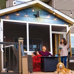 Home Decorators Collection TURRILL Black Matte Outdoor Wall Cylinder Light Up Down -Home Decorators Soldes black matte home decorators collection outdoor sconces 80706 44 1000