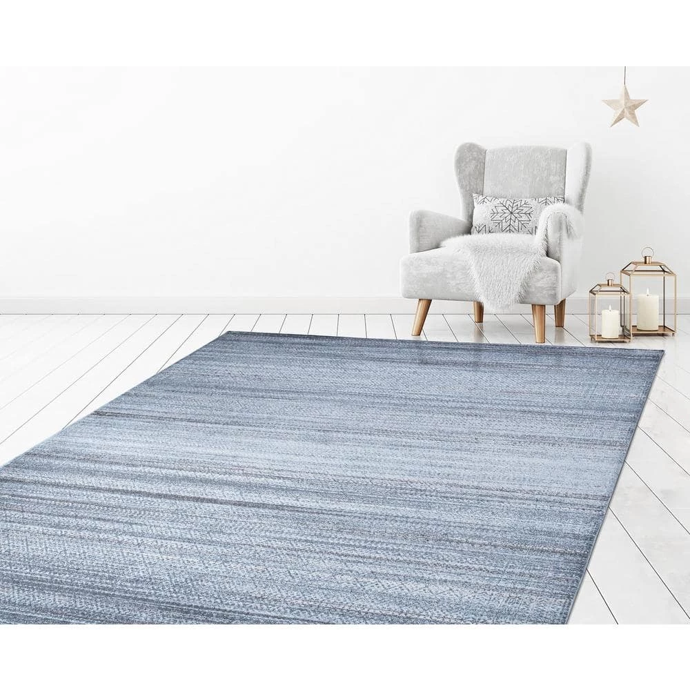 Home Decorators Collection Briar Blue 8 ft. x 10 ft. Area Rug 7 Home Decorators Collection Briar Blue 8 ft. x 10 ft. Area Rug - Image 5